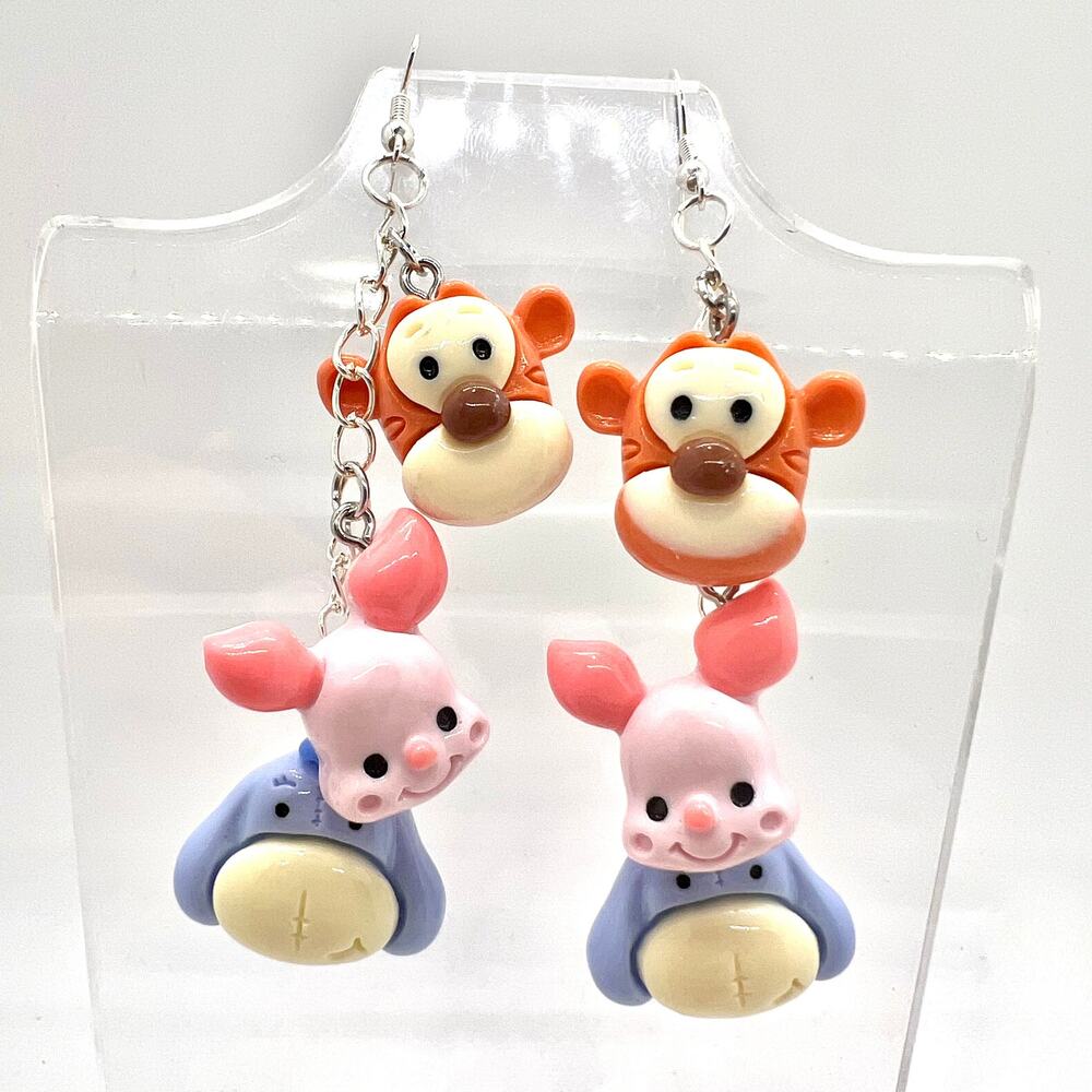 Pooh Pals Earrings - Tigger Earrings - Piglet Earrings - Eeyore Earrings